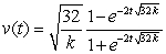 The velocity of a skydiver t seconds after jumping is given by   feet/sec. a. Find the limiting velocity (velocity as   ) for   to four decimal places. b. Find the limiting velocity (velocity as   ) for   to four decimal places. c. By what factor does k have to be changed to reduce the limiting velocity by a factor of 2?