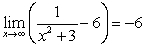 Prove that the limit is correct using the appropriate definition. Show all work.  