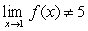 Given f(x), identify a specific   for which no   exists to satisfy the definition of a limit.   and   .