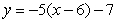 Find an equation of the line through the point   and parallel to the line   . A)    B)    C)    D)   
