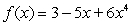 Identify the given function as polynomial, rational, both or neither.   A)  polynomial, but not rational B)  rational, but not polynomial C)  both polynomial and rational D)  neither polynomial nor rational