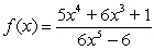 Identify the given function as polynomial, rational, both or neither.   A)  polynomial, but not rational B)  rational, but not polynomial C)  both polynomial and rational D)  neither polynomial nor rational