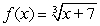 Determine whether the function has an inverse (is one-to-one) . If so, find the inverse.   A)    B)    C)    D)  The function has no inverse.