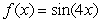 Sketch the graph of the function on the interval   .   A)    B)    C)    D)   