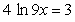 Solve for x.   A)    B)    C)    D)   