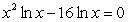 Solve for x.   A)    and   B)    C)    D)  no solution