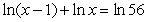 Solve the equation for x.   A)    B)    C)      D)  no solution