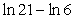 Rewrite as a single logarithm.   A)    B)    C)    D)   
