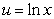 For the given data, compute   and   , plot the points (u,v) , find constants m and b such that   then using the log-log plot of y and x, find a constant a such that   .   A)    B)    C)    D)   