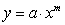 For the given data, compute   and   , plot the points (u,v) , find constants m and b such that   then using the log-log plot of y and x, find a constant a such that   .   A)    B)    C)    D)   