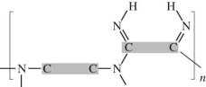 Dacron is classified as a polyester.Which linkage is correct? (The gray areas represent the monomer backbones. )  A)    B)    C)    D)   