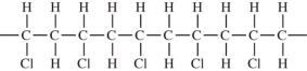 <strong>Polyvinyl chloride (PVC)is made from the monomer,CH<sub>2</sub>   CHCl.Which would not be a possible arrangement in PVC?</strong> A)   B)   C)   D)   <div style=padding-top: 35px> 