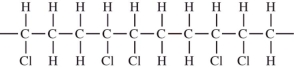 <strong>Polyvinyl chloride (PVC)is made from the monomer,CH<sub>2</sub>   CHCl.Which would not be a possible arrangement in PVC?</strong> A)   B)   C)   D)   <div style=padding-top: 35px> 