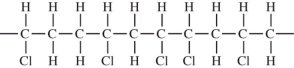 <strong>Polyvinyl chloride (PVC)is made from the monomer,CH<sub>2</sub>   CHCl.Which would not be a possible arrangement in PVC?</strong> A)   B)   C)   D)   <div style=padding-top: 35px> 