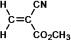 Superglue is made from this monomer,cyanoacrylate.   Which is a representation of the head-to-tail to head-to-tail arrangement of the polymer? A)    B)    C)    D)   