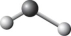 <strong>The two chemical bonds and geometry of water are best represented by:</strong> A) B) C) D)