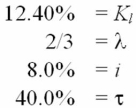 Solve for the weighted average cost of capital:   A) 8.67% B) 8.00% C) 7.60% D) 7.33% E) 7.14%