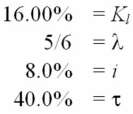 Solve for the weighted average cost of capital:   A) 7.00% B) 6.89% C) 6.73% D) 6.67% E) 6.57%