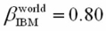 Suppose the domestic U.S.beta of IBM is 1.0,that is   ,and that the expected return on the U.S.market portfolio is   percent,and that the U.S.T-bill rate is 6 percent.If the world beta measure of IBM is   then we can say A) That if the U.S.markets are fully integrated with the rest of the world, IBM's cost of equity capital would be 20% lower than if U.S.markets were segmented. B) That if the U.S.markets are fully integrated with the rest of the world, IBM's cost of equity capital would be 10% lower than if U.S.markets were segmented. C) That if the U.S.markets are fully integrated with the rest of the world, IBM's cost of equity capital would be one-third lower than if U.S.markets were segmented. D) None of the above