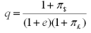 The Fisher effect can be written for the United States as: A)    B)    C)    D)   