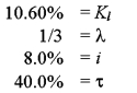 Solve for the weighted average cost of capital:   A) 8.67% B) 8.00% C) 7.60% D) 7.33% E) 7.14%