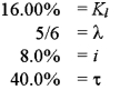 Solve for the weighted average cost of capital:   A) 7.00% B) 6.89% C) 6.73% D) 6.67% E) 6.57%