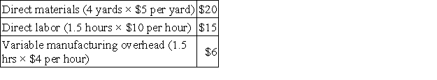 Beakins Corporation produces a single product. The standard cost card for the product follows:   During a recent period the company produced 1,200 units of product. Various costs associated with the production of these units are given below:   The company records all variances at the earliest possible point in time. Variable manufacturing overhead costs are applied to products on the basis of standard direct labor-hours. The materials price variance for the period is: A) $1,250 F B) $1,500 F C) $1,250 U D) $1,500 U