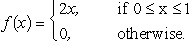 Suppose that random observations are needed from the triangular distribution whose probability density function is   (a)Derive an expression for each random observation as a function of the uniform random number r.(b)Generate five random observations for this distribution by using the following uniform random numbers: 0.0956,0.5629,0.6695,0.7634,0.8426.(c)The inverse transformation method was applied to generate the following three random observations from this distribution: 0.09,0.64,0.49.Identify the three uniform random numbers that were used.d)Write an equation that Excel can use to generate each random observation from this distribution.