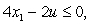  The KKT conditions are 1 a)   2 a)   1 b)   2 b)   1 c)   2 c)   3)   4)   5)x<sub>1 </sub> \ge 0,x<sub>2 </sub> \ge  0,x<sub>3 </sub> \ge  0,6)u  \ge  0.(a)Consider (x<sub>1 </sub>,x<sub>2</sub>,x<sub>3</sub><sub> </sub>)= (1,1,1).From 2a),we have u = 2.Note that all the KKT conditions now are satisfied,so (x<sub>1 </sub>,x<sub>2</sub>,x<sub>3</sub><sub> </sub>)= (1,1,1)can be optimal.(b)No.The objective function is not concave (since 2   is convex instead),so the KKT conditions are necessary but not sufficient for optimality. 