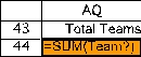 This is a set covering problem.The decisions to be made are whether to locate a team in each county.The requirement for each county is that there be a team nearby,where nearby is defined as in that county or an adjacent county.The data for this problem are the coverage data.In particular,in the row representing each county,there is a 1 in every column that would satisfy the coverage of the row's county if there were a team there.For example,Clallum county would be covered if there is a team in either Clallum or Jefferson county. The decisions to be made in this problem are whether or not to place a team in each county.Thus,a binary variable is defined for each county in the changing cells Team? (D44:AN44).The values in Team? (D44:AN44)will eventually be determined by Solver.For now,arbitrary values are entered.The goal is to minimize the total number of teams.Thus,the objective cell should calculate this total: Total Teams = SUM(Teams?).This formula is entered into TotalTeams (AQ44). The functional constraints in this problem are that each county must have at least one team nearby.Given Teams? (D44:AN44),we calculate the number of teams nearby in TeamsNearby(AO5:AO41).For Clallum county,this will be =SUMPRODUCT(D5:AN5,Team?).Using a range name or an absolute reference for Team?,this formula can be copied into cells AO6:AO41 to calculate the number of teams nearby for the other counties.The TeamsNearby (AO5:AO41)must be >= 1,as indicated by the >= in AP5:AP41. The Solver information and solved spreadsheet are shown below. Thus,they should locate a team in Jefferson,King,Lewis,Clark,Okanagan,Blanton,Spokane,and Whitman counties,for a total of 8 teams.(There are multiple optimal solutions for this problem.)