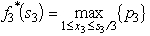 The three stages involve making the decisions on the values of the three variables in order.At stage n,let the state s<sub>n</sub> be the remaining slack in the constraint ,so s<sub>1</sub> = 10,s<sub>2</sub> = 10 - x<sub>1</sub>,and s<sub>3</sub> = s<sub>2</sub> - 2x<sub>2</sub>.Let .Then ,and for n = 1,2.For n = 3, For n = 2, For n = 1, Since = 2 leads to s<sub>2</sub> = 10 - = 8 and = 1,which then leads to s<sub>3</sub> = s<sub>2</sub> - 2 = 6 and = 2,it follows that (x<sub>1</sub>,x<sub>2</sub>,x<sub>3</sub>)= (2,1,2)is optimal with Z = 16.