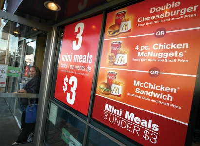 <strong> McDonald's Menu Board Photo shown in the McDonald's menu board photo above,McDonald's is most likely using which type of pricing strategy?</strong> A) predatory pricing B) value-pricing C) loss-leader pricing D) odd-even pricing E) barter