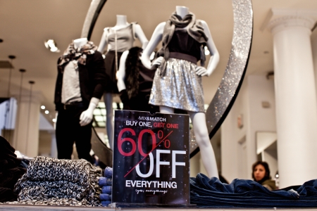 <strong> Gap In-Store Signage Photo Gap in-store signage photo above shows that customers can save 60 percent off a second item if they purchase one at the full price.This is an example of a __________ deal to entice shoppers to buy additional items.</strong> A) Big Clearance B) Extra Value C) BOGO D) Inventory Reduction E) Barter