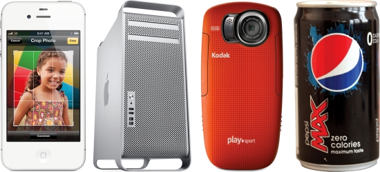   PLC Product Photos: Apple iPhone 4S smartphone, MacPro desktop PC, Kodak Playsport pocket video camera and Pepsi Max soft drink -Consider the PLC product photos above.Which stage of the product life cycle (PLC) is the Apple MacPro desktop computer? A)  introduction B)  growth C)  maturity D)  accelerated development E)  decline