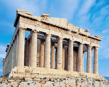  Parthenon Photo -field of study that examines the correspondence between symbols and their role in the assignment of meaning for people is referred to as A)  back translation. B)  symbiotics. C)  semiotics. D)  symbolic linguistics. E)  cross-cultural analysis.