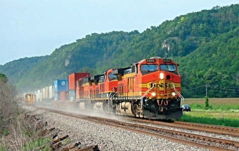   Railroad Photo -The railroad photo above shows a train hauling cargo.What  business  did rail executives believe they were in during mid-20<sup>th</sup> century? What business is a railroad firm really in? Why?
