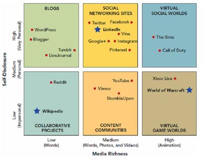    -Based on the social media identified in Figure 16-1 above, blogs are A) highly interactive websites. B) high in self-disclosure but low in media richness. C) low in self-disclosure but high in media richness. D) websites that are low in self-disclosure. E) websites that are high in media richness.
