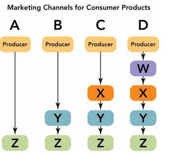    -Figure 12-3 above depicts the four most common marketing channels for consumer products and services. Y represents A) consumers. B) industrial users. C) wholesalers. D) agents or brokers. E) retailers.