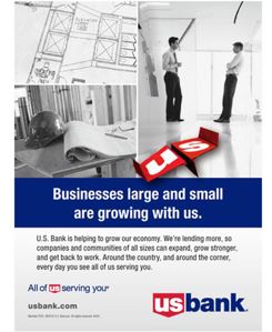   -As shown in the ad above, U.S. Bank delivers customer value by providing its customers with the best A) assortment. B) products/services. C) price. D) customer service. E) availability.