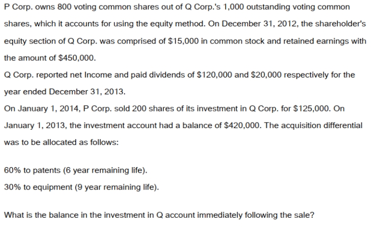  A)  Nil. B)  $80,000. C)  $295,200. D)  $370,200.