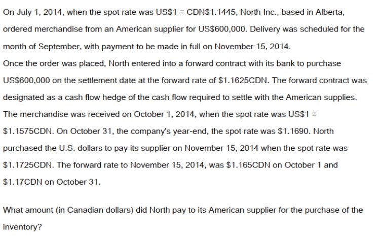   A)  $686,700. B)  $694,500. C)  $697,500. D)  $703,500.