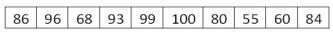 The Sea Mist Hotel collects customer satisfaction data daily. Yesterday, the hotel was 99% occupied and the manager wanted to quickly assess customer satisfaction. She randomly selected 10 scores. The maximum score is 100 points. The mean score is 82.1. The 10 scores were:   What is the standard deviation?