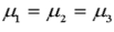 The alternative hypothesis used in ANOVA is   .