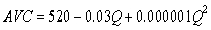 The market demand for a monopoly firm is estimated to be:   where   is quantity demanded,P is price,M is income,and   is the price of a related good.The manager has forecasted the values of M and   will be $50,000 and $20,respectively,in 2016.The average variable cost function is estimated to be   Total fixed cost in 2016 is expected to be $4 million.The firm's profit is A) $100,000. B) $200,000. C) $375,000. D) -$182,000. E) $800,000.