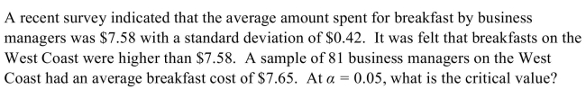 <strong> </strong> A) -1.5 B) 1.65 C) 1.5 D) 1.96
