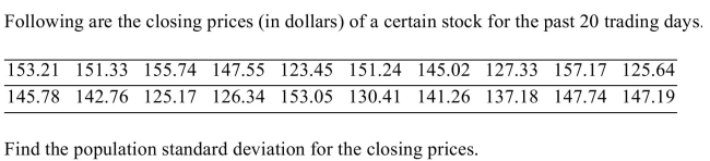 <strong> </strong> A) $11.39 B) $33.72 C) $141.73 D) $11.10