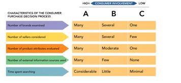 Figure 4-3   -In Figure 4-3,column C represents which of the following in terms of consumer involvement and product knowledge? A)  routine problem solving B)  limited problem solving C)  extended problem solving D)  basic problem solving E)  integrated problem solving