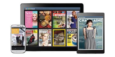 Next Issue App   -Technological advances sometimes have disruptive effects.One great advance can replace or substitute for existing products in a relatively short period.The Next Issue app for tablets and smartphones with wireless connectivity are most likely to replace or substitute for A)  TV broadcasts. B)  digital video recorders. C)  printed publications. D)  printed images. E)  online video games.