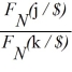 <strong>Which of the following are correct?</strong> A) (k / j)= B) (k / j)= C) (k / j)= D)all of the options