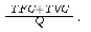 <strong>Answer the question on the basis of the following information. TFC = Total Fixed Cost Q = Quantity of Output MC = Marginal Cost P = Product Price TVC = Total Variable Cost Average total cost is .</strong> A) B) C) D)